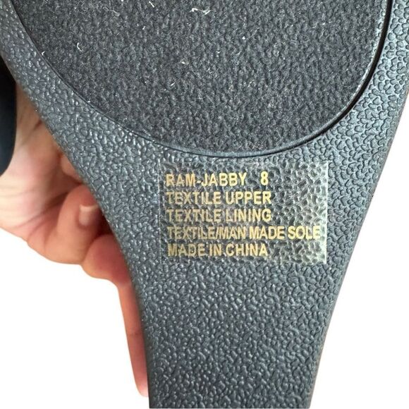 Rampage Women's Grey Suede Heeled Ankle Wedge Boots - Size 8 - Picture 7 of 10